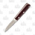 Bark River City Fixed Blade Knife Burgundy