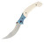 CRKT Ritual Spring Assisted Folding Knife Ivory Blue 4.37in Satin Persian Blade CR7471