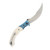 CRKT Ritual Spring Assisted Folding Knife Ivory Blue 4.37in Satin Persian Blade CR7471