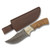 Rite Edge Belvedere Bowie Knife Wood and Horn 4 Inch Plain Clip Point 1