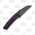 Kansept Little Main Street Folding Knife Purple G-10 Folding Knife