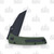 Kansept Main Street Folding Knife Green Micarta Reverse Tanto