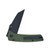Kansept Knives Main Street Folding Knife Green Micarta 3.36in SW Blade