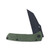 Kansept Knives Main Street Folding Knife Green Micarta 3.36in SW Blade
