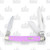 Case Lilac Synthetic Ichthus Medium Stockman Folding Knife