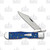 Case Black & Blue Fiber Weave Cheetah Folding Knife