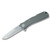 SOG Twitch II Folding Knife Gray 2.65in Plain Satin Drop Point