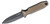 SOG Pentagon FX Covert FDE 3.41in Black Spear Point Fixed Blade
