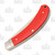 Rough Ryder Red Upswept Bow Trapper Folding Knife