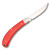 Rough Ryder Red Upswept Bow Trapper Folding Knife