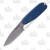 Bradford Guardian 3.5 Fixed Blade Knife Sabre Grind Black and Blue