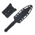 Wartech Boot Knife Fixed Blade 3.5in Stonewash Spear Point NTHWT273BK