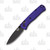 Benchmade 533BK1PUR Mini Bugout Folding Knife Purple SMKW Custom