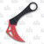 Wartech 8in Fixed Blade Red Hawkbill Scythe Knife