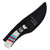 Frost Steel Warrior MOP Red and Blue 3.25in Skinner Fixed Blade