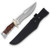 Neptune 12" Wood Hunting Bowie Fixed Blade