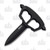 Cold Steel Chaos Push Knife 5in Plain Black Dagger with 2 Bolts