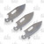 Cold Steel Replacement Blade 4.5in Plain Clip Point for Click N Cut 3 Pack 3