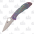 Spyderco SMKW Custom "Psycha" Delica Folding Knife SP11PBPSY