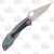Spyderco SMKW Custom "Psycha" Delica Folding Knife SP11PBPSY