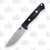 Bark River Bravo 1 Fixed Blade Knife Black Micarta Rampless