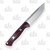 Bark River Bravo 1 Fixed Blade Knife Burgundy Micarta Rampless