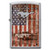Zippo Street Chrome American Flag Ford Mustang Lighter ZP407761