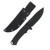 Woox Rock 62 Phantom Fixed Black Knife Checker BUKNF00110