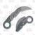 CRKT Provoke Compact Aluminum Folding Karambit 2.26in Stonewash Blade