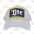 Miller Lite Logo Light Gray Hat