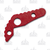 Honey Badger Large Red Backspacer Custom Knife Part