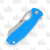 Honey Badger Large Wharncleaver Folding Knife Stainless/Blue FRN