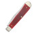 Case XX Red Jigged Bone Volunteer Firefighter Trapper Folding Knife with Collector's Tin CATVFF