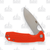 Honey Badger Large Orange Drop Point Flipper