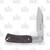 Viper Hug Folding Bolstered Titanium-Dark Matter Red Carbon Fiber Scales 3.125In. Sheepsfoot. front