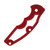 Hinderer Jurassic Red G-10 Cut-Out Scale