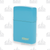 Zippo Flat Turquoise Logo Lighter