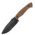 Wachtman Eddy 3 Fixed Blade Knife Dark Stonewash/Coyote Brown G-10