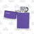 Zippo Purple Matte Logo Slim Lighter