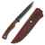 Pathfinder Knife Shop Scorpion XL Fixed Blade Knife (Curly Maple)