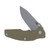 Hinderer Jurassic OD Green – Battle Bronze 3.37in Plain Working Spear Point
