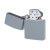 Zippo Flat Gray Logo Lighter