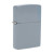 Zippo Flat Gray Logo Lighter