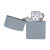 Zippo Flat Gray Logo Lighter