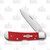 Case Smooth Red G-10 Tribal Lock Folding Knife