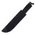 Cold Steel Bowie Machete Fixed Blade Black 12in Carbon Steel Blade