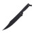 Cold Steel Bowie Machete Fixed Blade Black 12in Carbon Steel Blade