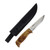 Helle Gaupe Fixed Blade Knife Helle Steel/Curly Birch HF310