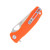 Honey Badger Medium Leaf Folding Knife 8CR13MoV/Orange HB1303