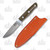 Bark River Mountaineer II CW Fixed Blade Knife Green
